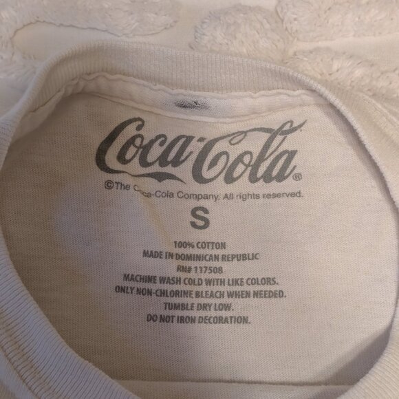 Coca-Cola in many languages cropped t-shirt Small - Picture 8 of 9